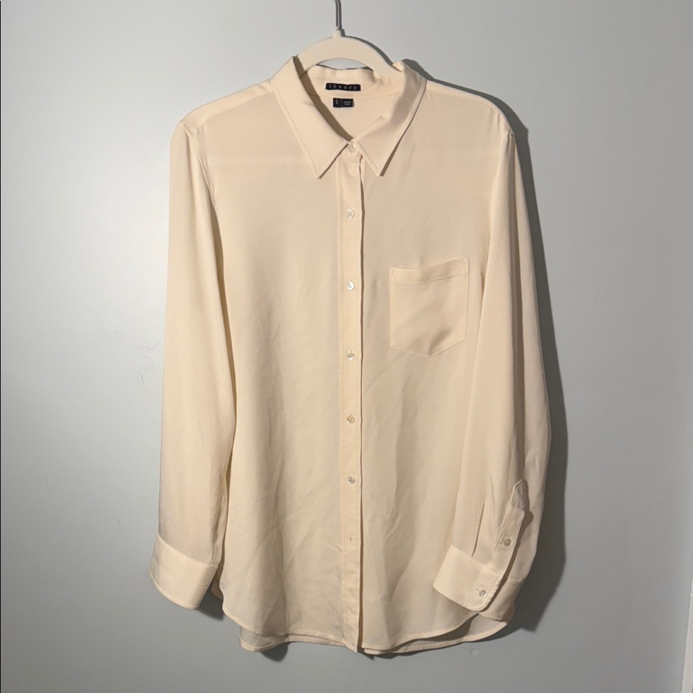 Women’s Theory silk Oversized Blouse